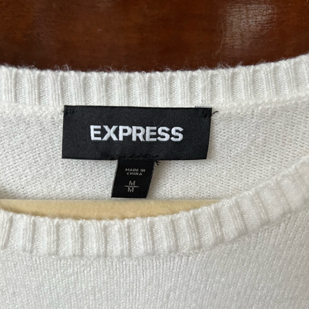 Express Cream Sweater - Picture 3 of 3
